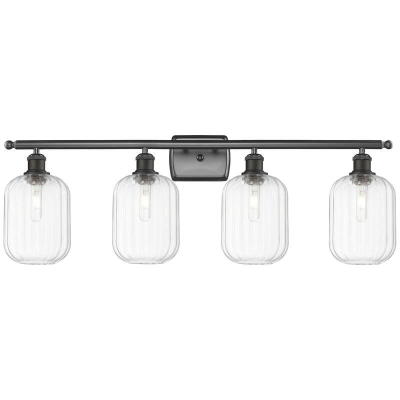 Innovations Lighting 516-4W-13-37 Preston Vanity Preston 4 Light 37" - Oil Rubbed Bronze / Clear