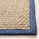 SAFAVIEH Natural Fiber Marina Basketweave Seagrass Rug