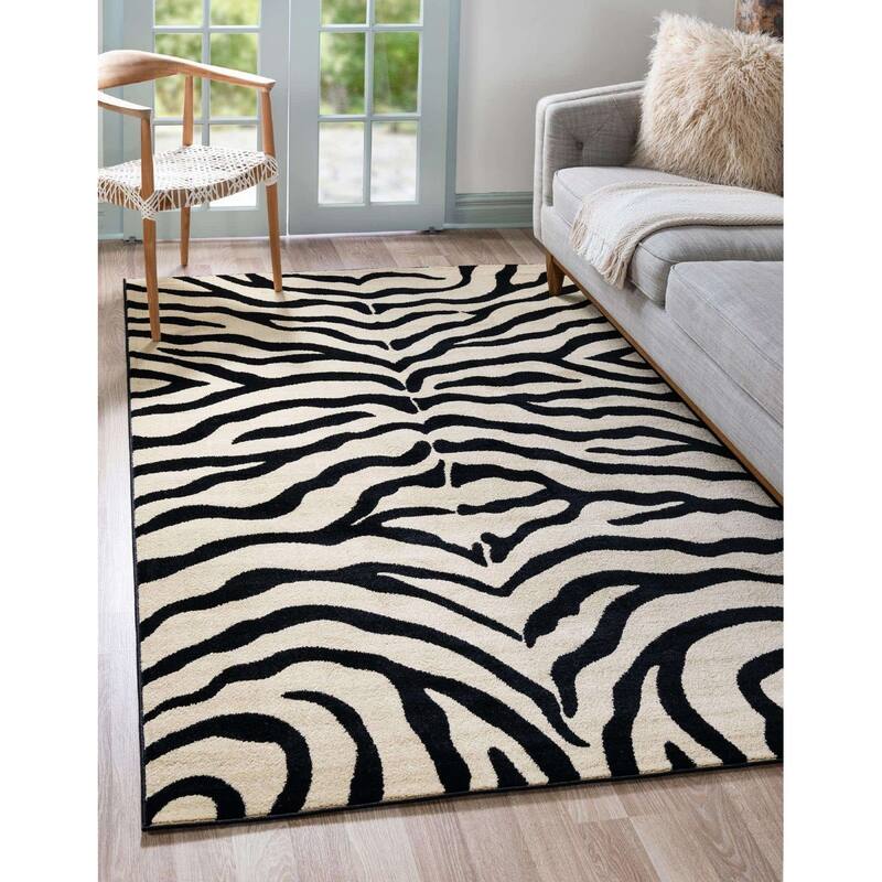 Animal Inspirations Azad Collection Area Rug - 5'x8' - Cream