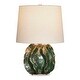 preview thumbnail 1 of 3, Uttermost Guinevere Deep Green Table Lamp - 15"W x 15"D x 21.375"H