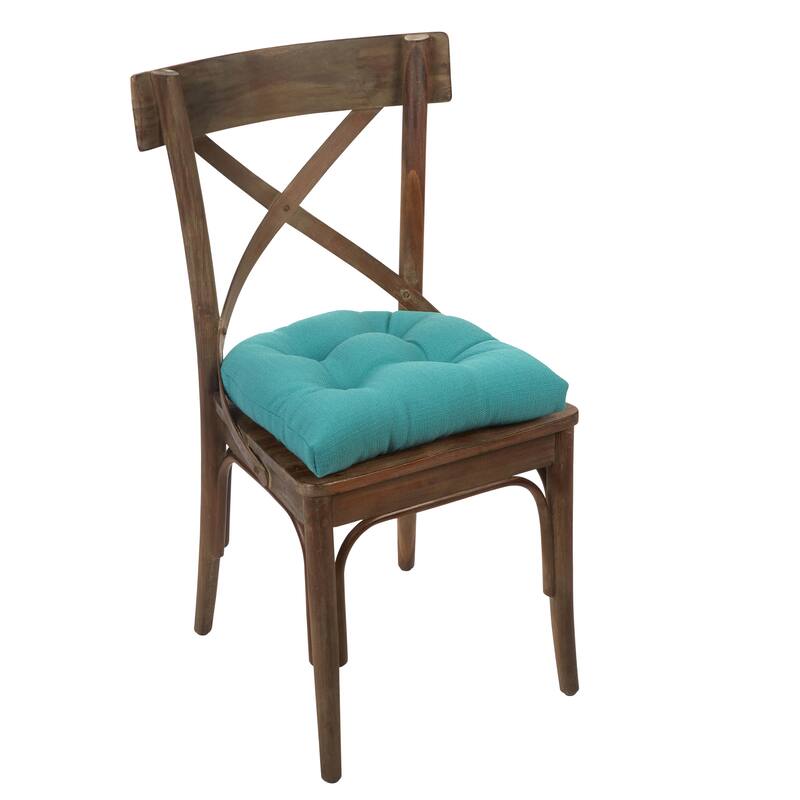 Klear Vu Gripper Tyson Dining Chair Cushion Set - Set of 4 - Teal