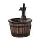 preview thumbnail 9 of 8, Beaver Outdoor Outdoor Water Pump Fountain by Christopher Knight Home