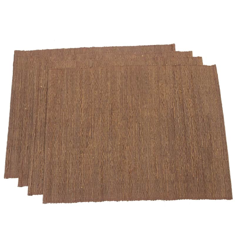 Novica Handmade Dark Espresso Cotton Blend Placemats (Set Of 4)