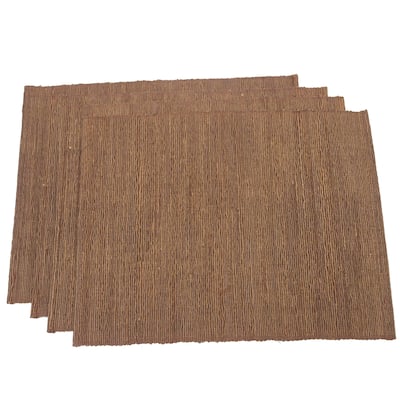 Novica Handmade Dark Espresso Cotton Blend Placemats (Set Of 4)