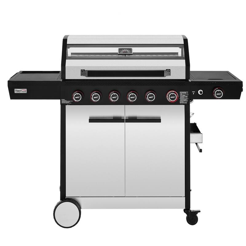 Royal Gourmet GE6001S 6-Burner Gas Grill, with Side Burner