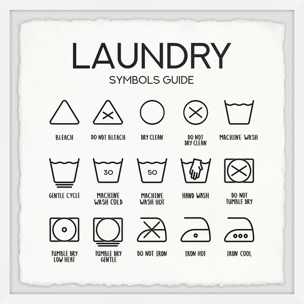 Laundry hotsell symbols guide