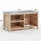 preview thumbnail 66 of 93, 100% Solid Wood Outdoor Kitchen Cabinet Set, Modular Patio BBQ Island Sideboard Buffet Pantry