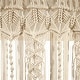 preview thumbnail 20 of 41, Lush Decor Boho Macrame Textured Cotton Valance/Kitchen Curtain/Wall Decor