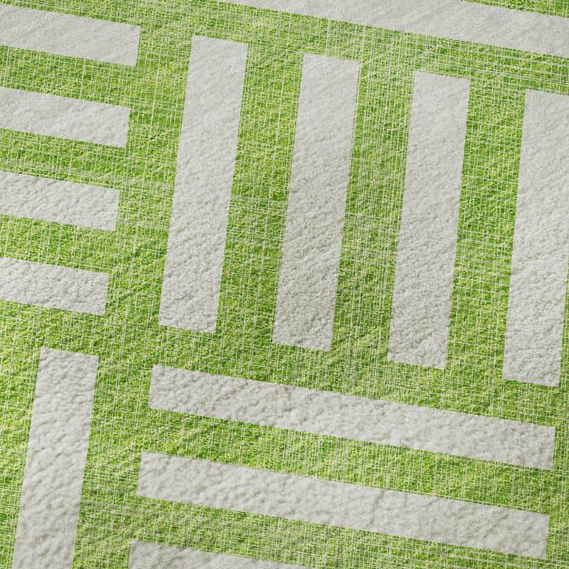 Premium Washable Super Soft Contemporary Mosaic Mayfield Rug