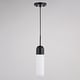 preview thumbnail 9 of 8, Thalia Contemporary Mini Pendant Ceiling Light White Pill Glass