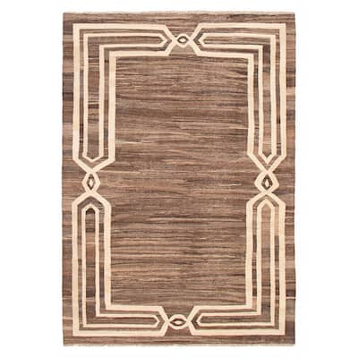 Sivas Brown Kilim 6'7" x 9'4" - 6'7 x 9'4