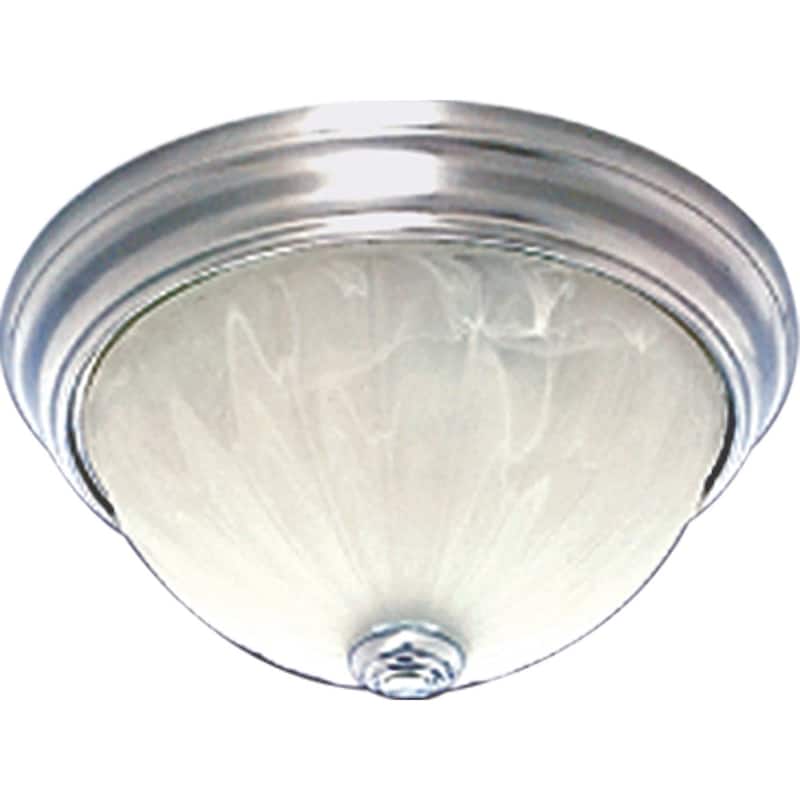 Volume Lighting V7730 Marti Single Light 11" Wide Flush Mount Bowl - Brushed Nickel