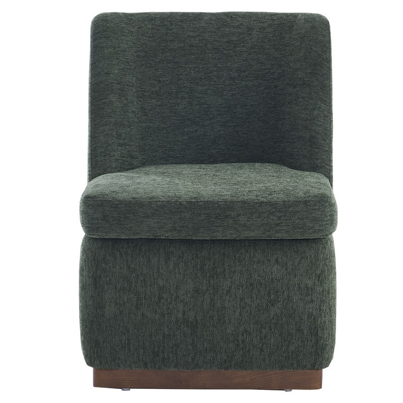Modern Upholstered Accent Chair with Back for Dining Room, Living Room, Bedroom