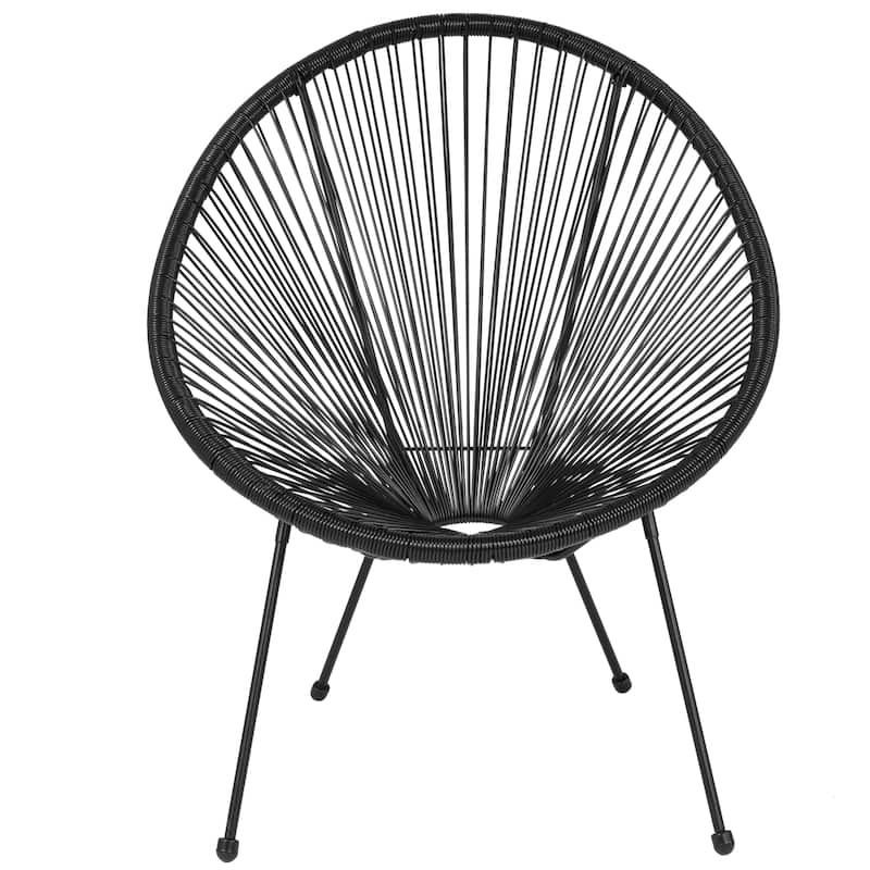 Rattan/ Bungee Papasan Lounge Chair