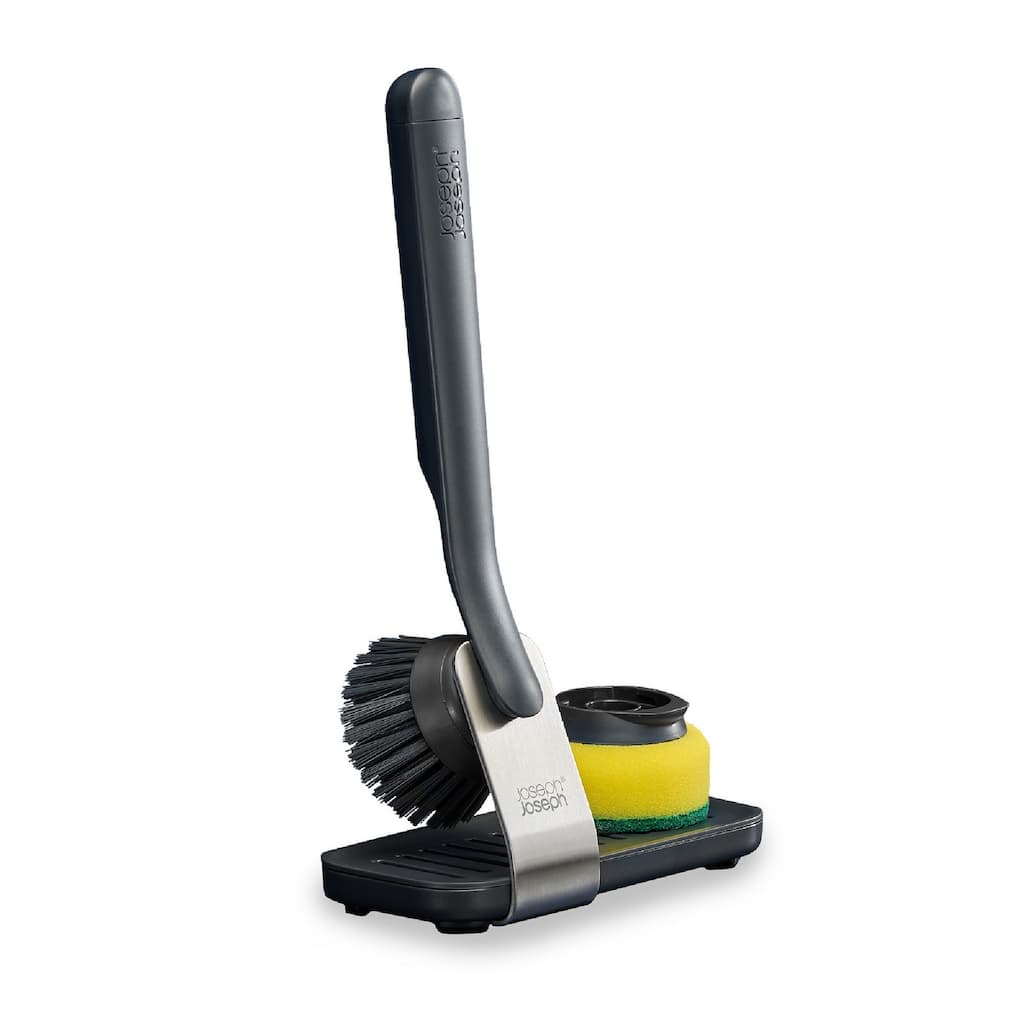 Joseph Joseph SinkTech Dish Brush & Sponge Set with Storage Stand