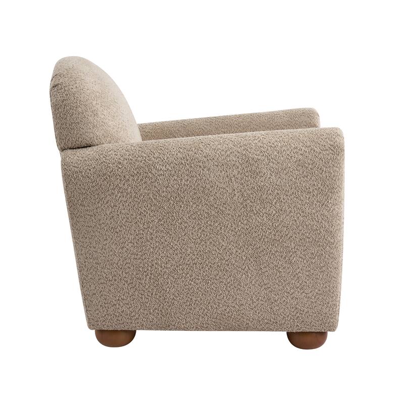 Christopher Knight Home - Rapallo Modern Upholstered Accent Chair with Plush Fabric Seat