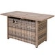 preview thumbnail 11 of 10, 43 Inch Outdoor Propane Gas Fire Pit Table 50,000 BTU for Outside Patio