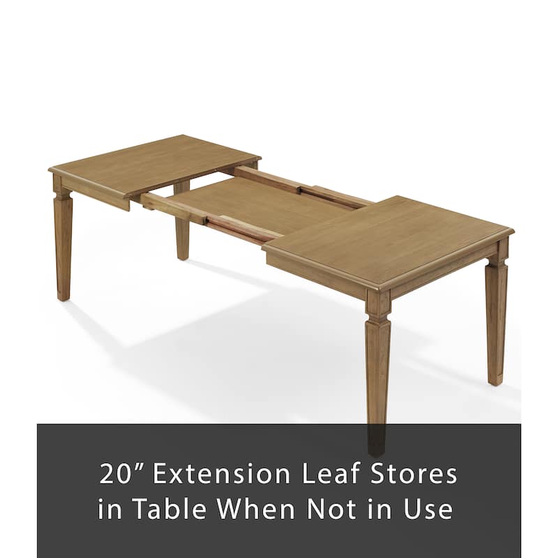 Crosley Katia 7-Piece Dining Table Set For 6 With Cane-Back Chairs