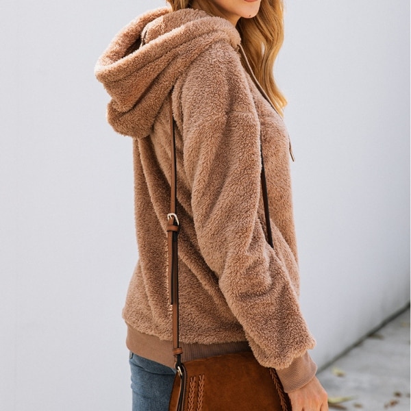 fuzzy sweatshirt pullover