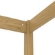preview thumbnail 10 of 13, Twin Size Canopy Floor Bed Frame with Guardrails and Four Poster Design
