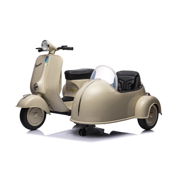 Companion Adventures: Licensed Vespa Scooter with Storage and Two