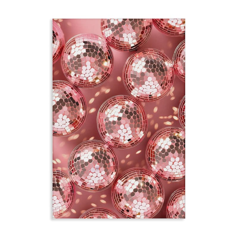 Stupell Disco Ball Shimmer Pattern Canvas Wall Art Design By LSR Design Studio - 16 x 24