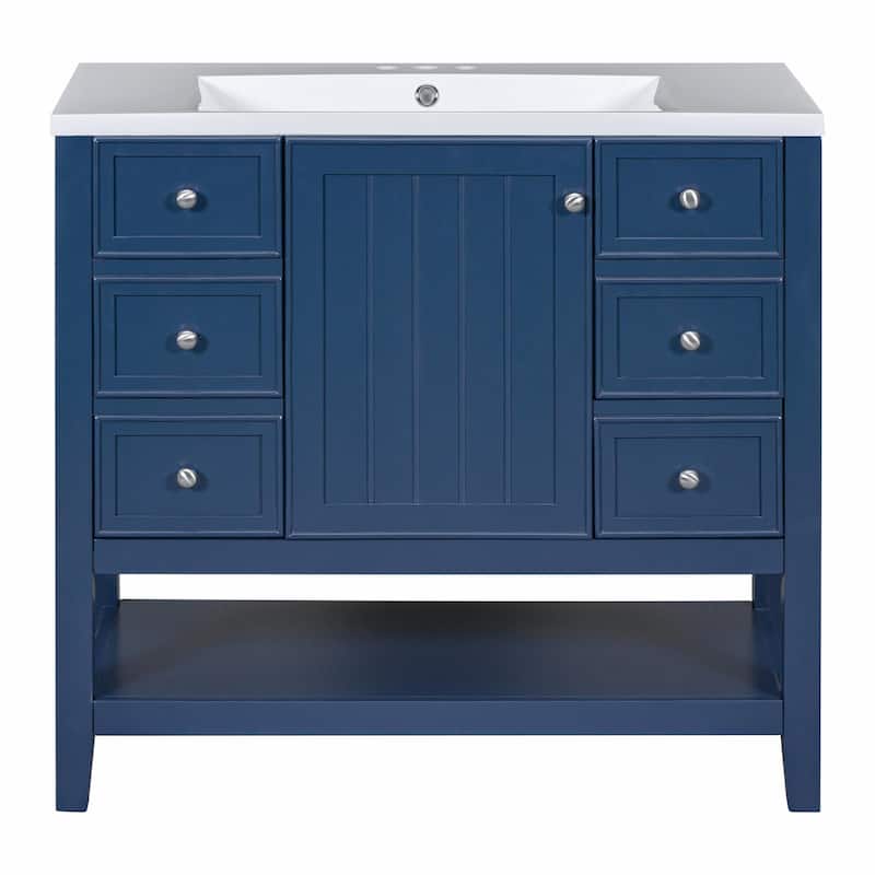 36" Bathroom Vanity with Sink Combo