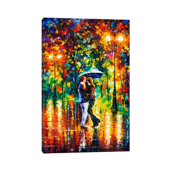 slide 2 of 7, iCanvas "Rainy Dance II" by Leonid Afremov Canvas Print