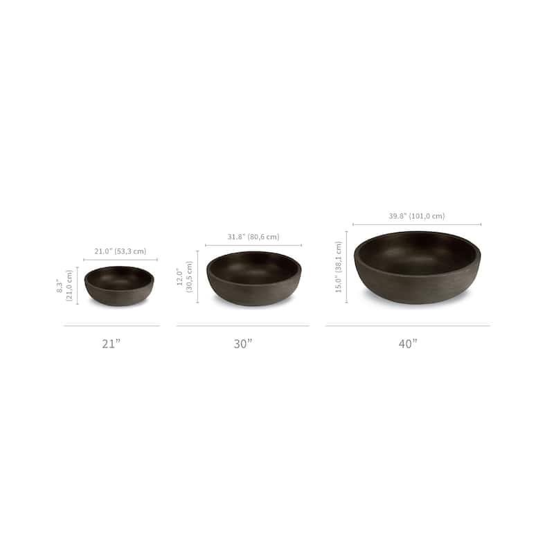 Orinoco Outdoor Large Bowl Planter
