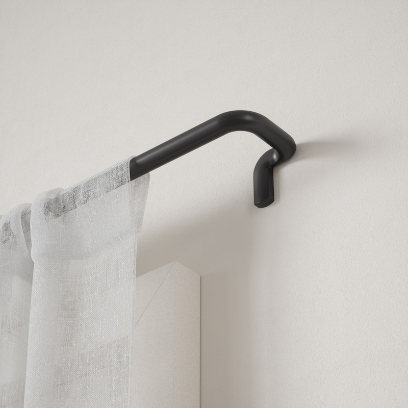 Blackout Curtain Rod - Expandable Room Darkening Rod - Attic Style - Home Decor - M