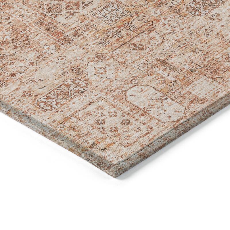 HomeRoots Floral Transitional Rectangle Outdoor Rug