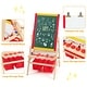 preview thumbnail 8 of 12, Flip-Over Double-Sided Kids Art Easel - 20.5 " x 20 " x 42 " (L x W x H)