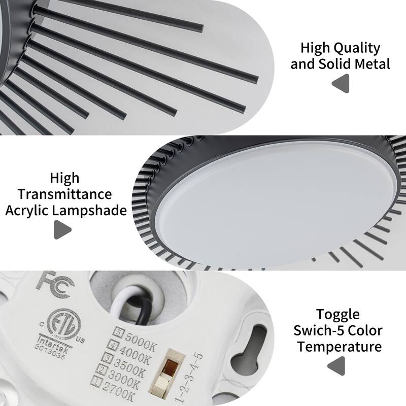 Starsky LED 23.60in. Round Unique/Statement Flush Mount