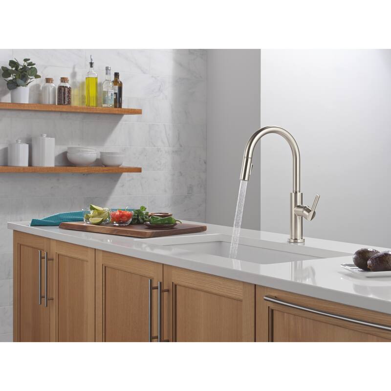 Delta 19867LF Nicoli 1.8 GPM Single Hole Pull Down Kitchen Faucet