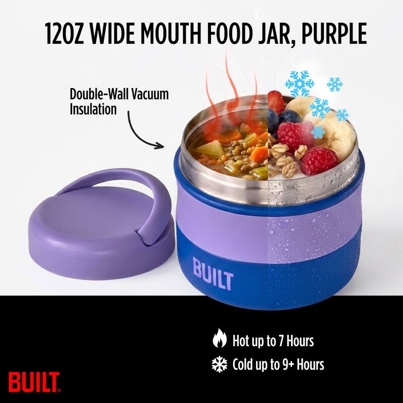 Built 12 oz Wide Mouth Food Jar - 12 oz