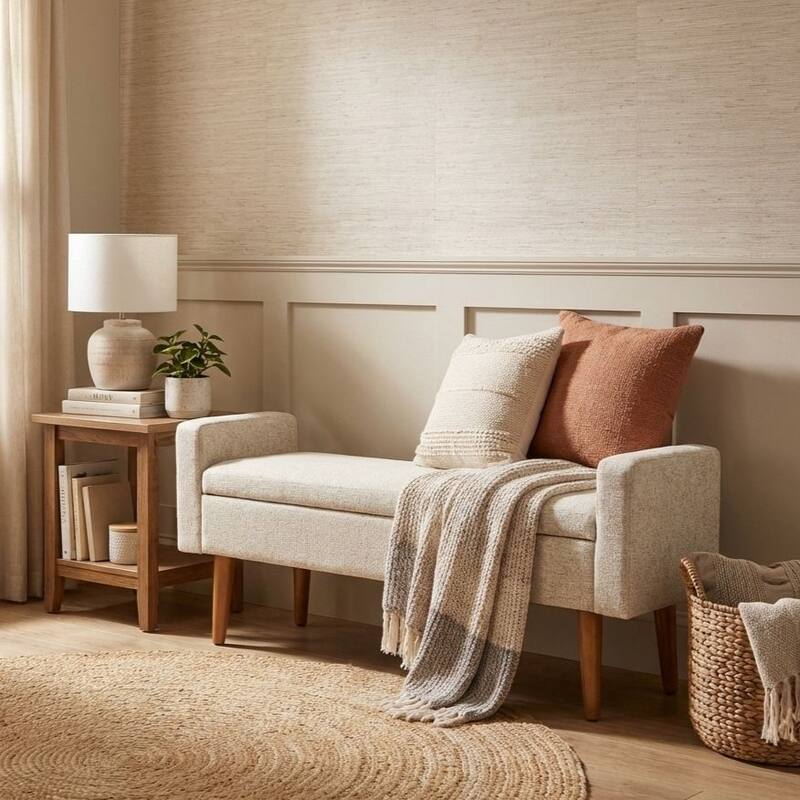 HomePop Fulton Storage Bench