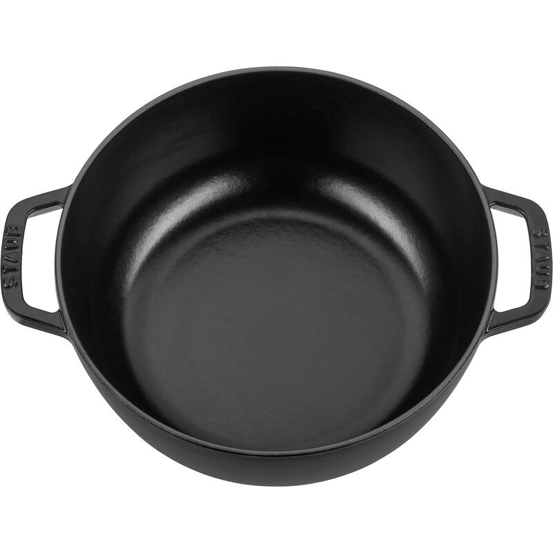 Staub Cast Iron Essential French Oven, Dutch Oven, 5-quart, serves 5-6, Made in France - 5-qt
