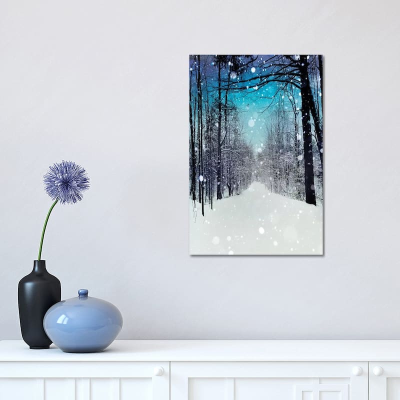 iCanvas "Snowhere" by Tracey Telik Canvas Print - 18x12x1.5