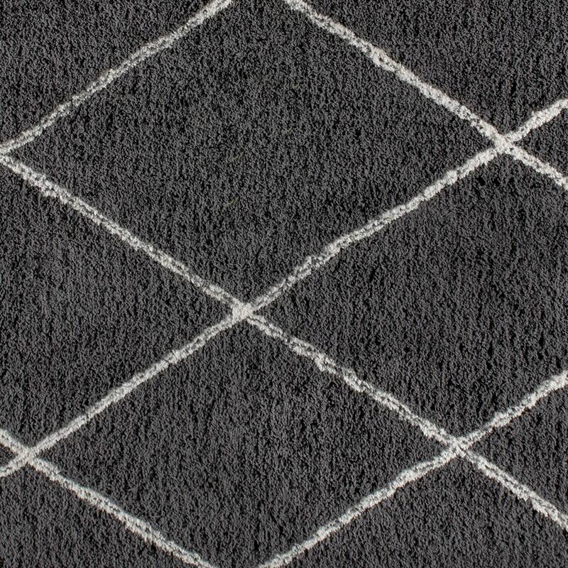 Shag Style Diamond Trellis Area Rug