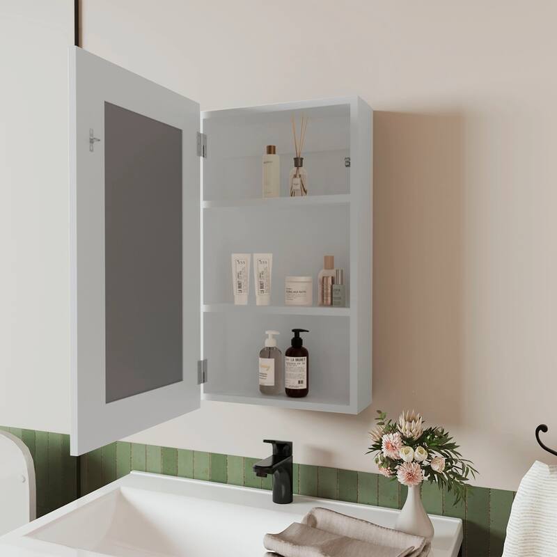 Medicine Cabinet with Included Mirror