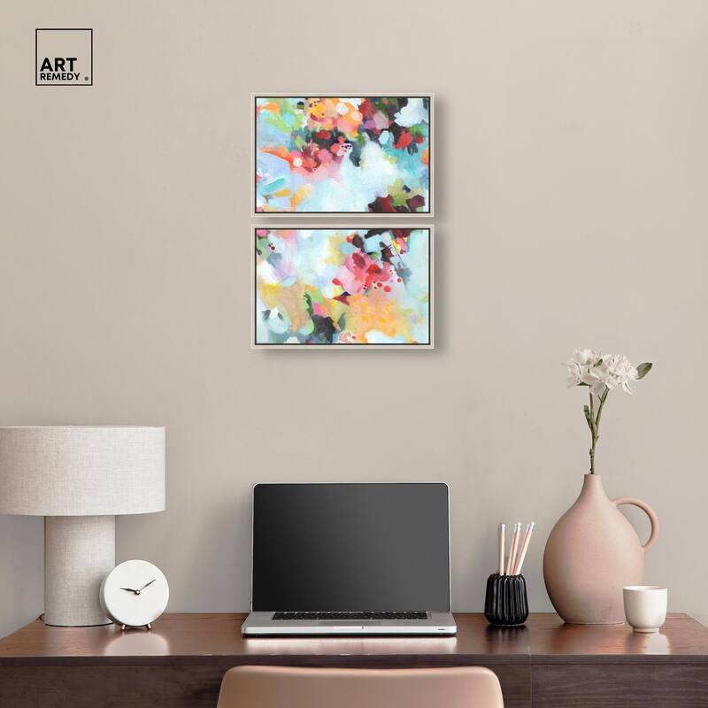 Play of Light Canvas Set of 2 by Art Remedy