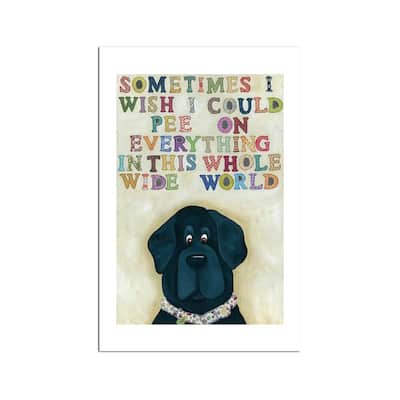 Sometmes I Wish Fine Art Paper Print by Jamie Morath - Multi