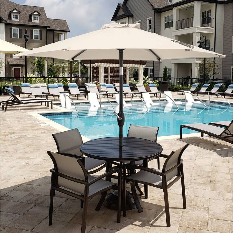 Bonosuki 7.5-foot Waterproof Sunshade Canopy Patio Umbrella - Sand