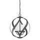 preview thumbnail 1 of 3, Blacksmith 3-Light Pendant in Old Black Finish Old Black Finish