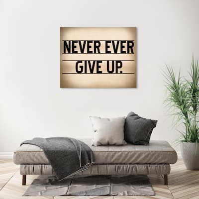 Wynwood Studio 'Don't Do It' Wall Art Canvas Print - Black, Brown
