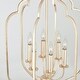 preview thumbnail 9 of 8, Ophelia 3-light Winter Gold Foyer Pendant