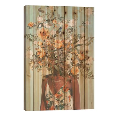 You Loved me a Thousand Summers Ago Print On Wood by Frank Moth - Multi-Color