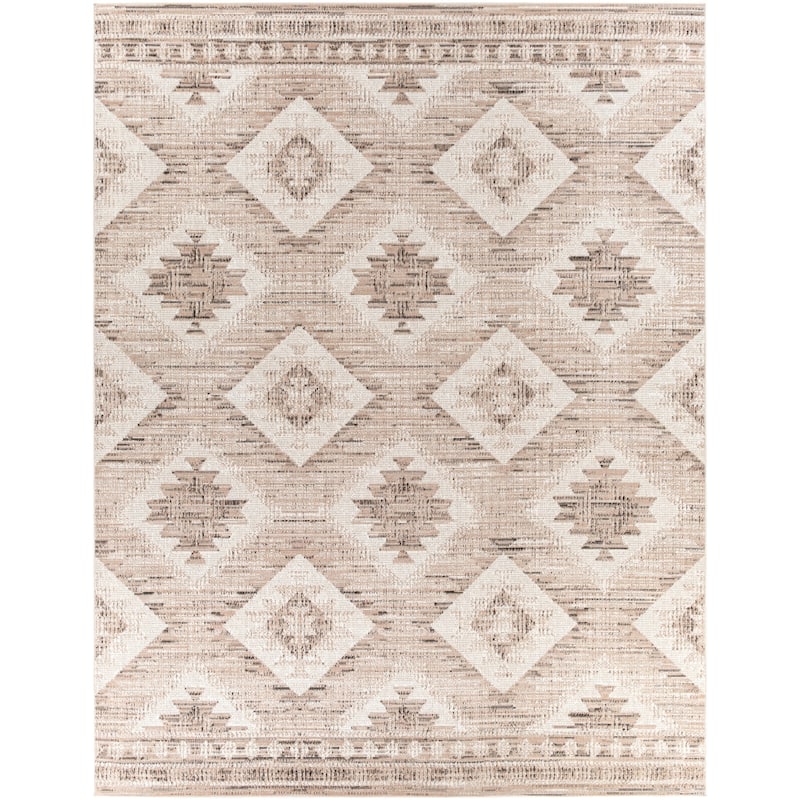 Livabliss Bohemian & Eclectic Rafetus Medallion Area Rug