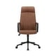 preview thumbnail 3 of 13, Porthos Home Shea Office Chair with Tilt Mechanism, PU Upholstery