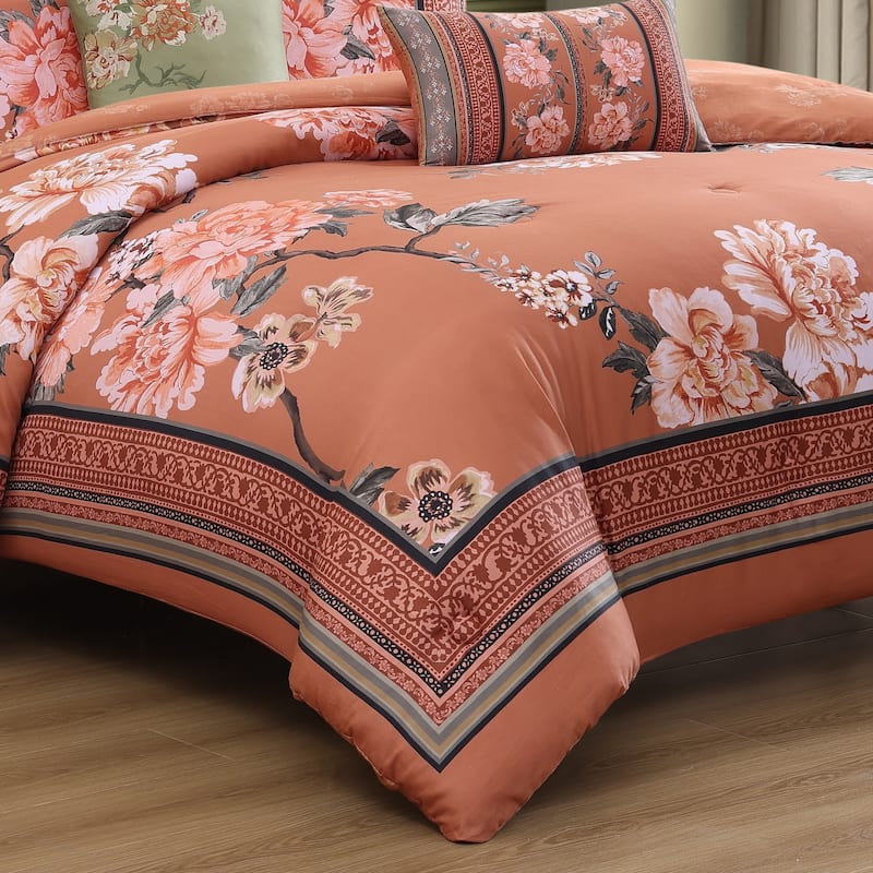 Bebejan Rossana 5 Piece Reversible Comforter Set